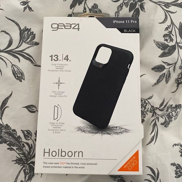 𝅺GEAR4 iPhone 11 Pro Black Holborn Case - Picture 1 of 5
